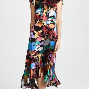 Alice & Olivia Greta Midi Dress